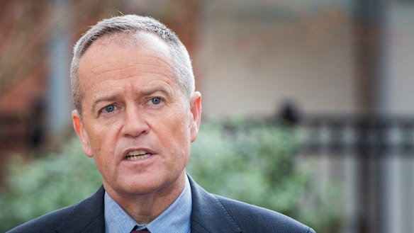 Opposition leader Bill Shorten has announced Labor would repeal tax cuts for businesses with a turnover of between $10 million and $50 million.