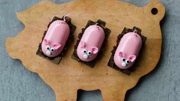 Textbook Patisserie has created 'Piggie' cakes for Bacon Brewfest.