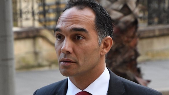 Former Fairfax Media Asia Pacific editor John Garnaut outside the Federal Court in Sydney.