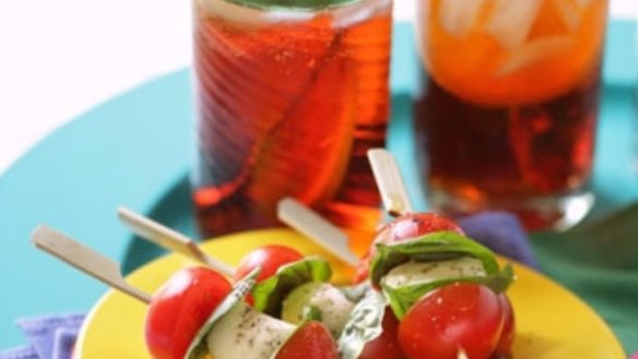 Caprese skewers