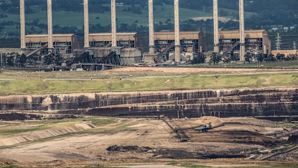 Hazelwood coal mine and power station. 