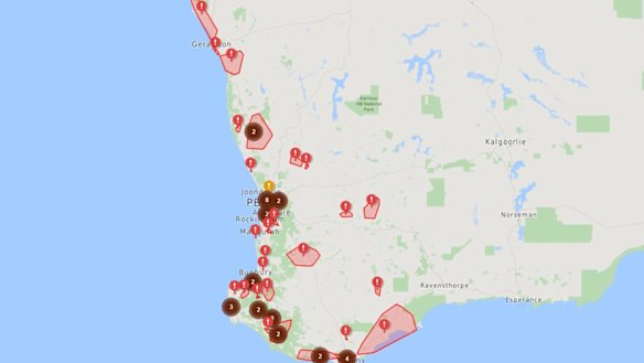 More than 40,000 WA homes without power as cold front sweeps over state