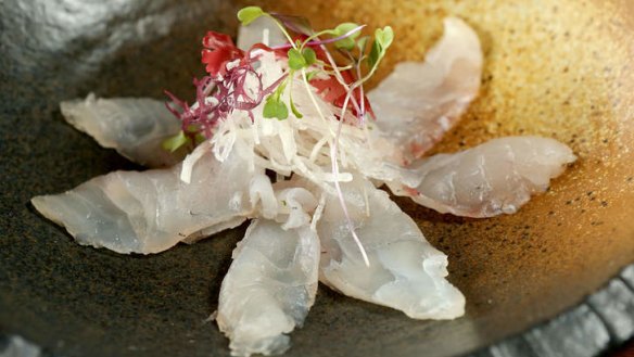 'Swishy fish': Shabu-shabu with snapper.