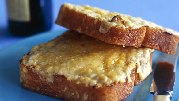 Cheese melt with Dijon.