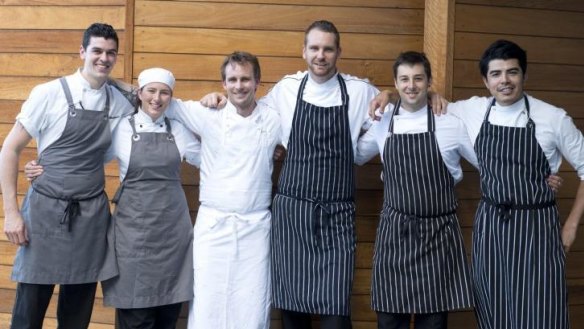 Last year's Young Chef finalists (from left): Ollie Hansford, Kirsty Mundt, Ben Devlin, Braden White, Mathew Fury and Josue Lopez.
