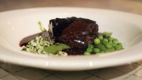 The go-to dish ... Slow cooked beef cheeks.
