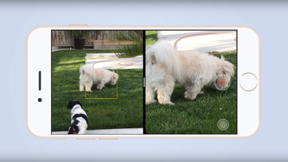 An artist's depiction of what an iPhone dual-camera zoom system could look like.