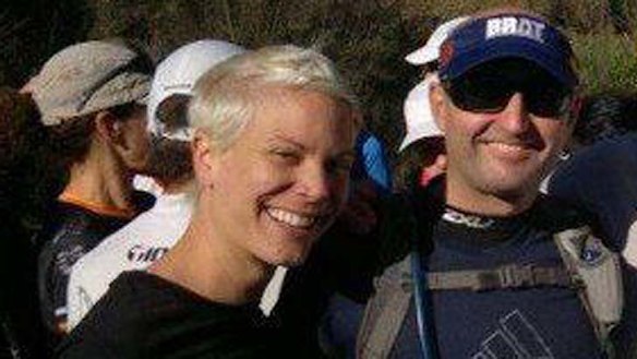 Paid tribute ... Rob Hunt, pictured with Rachelle Yeo.