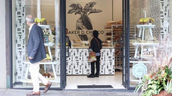Baker D Chirico's new pop-up in Domain Road, South Yarra.