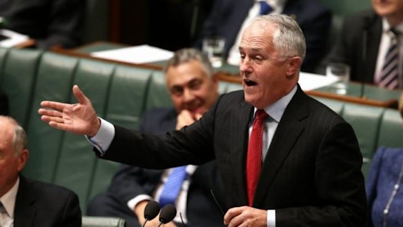 Malcolm Turnbull has come out swinging.