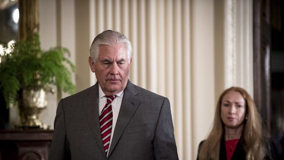 Rex Tillerson, US secretary of state. 