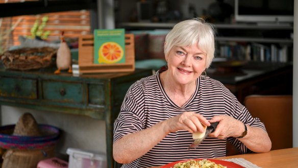 Stephanie Alexander and her zucchini and lemon pasta.