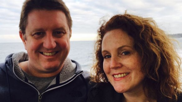 Scott Olive and his wife Tiane both work in the pokies industry, creating games exclusively for Aristocrat. 