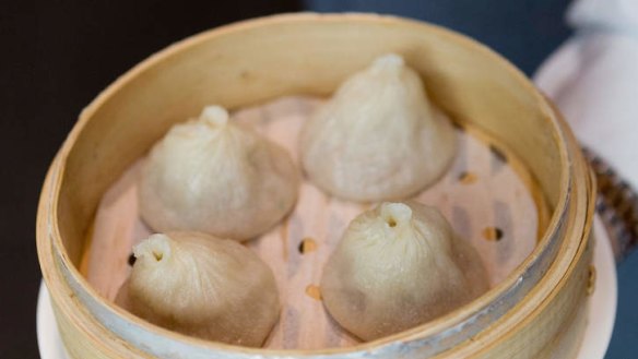 Man Tong's xiao long bao are a textbook example of pleating perfection.