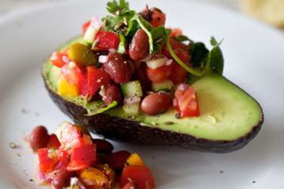 Mexican avocado salad.