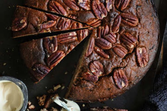 Coconut, date and tamarind cake.