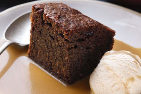 Sticky date pudding.