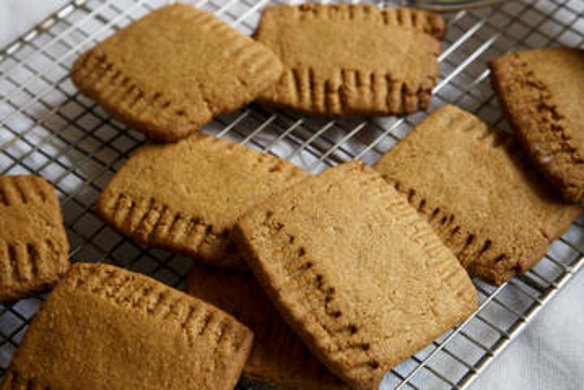Speculaas (Dutch-spiced biscuits).