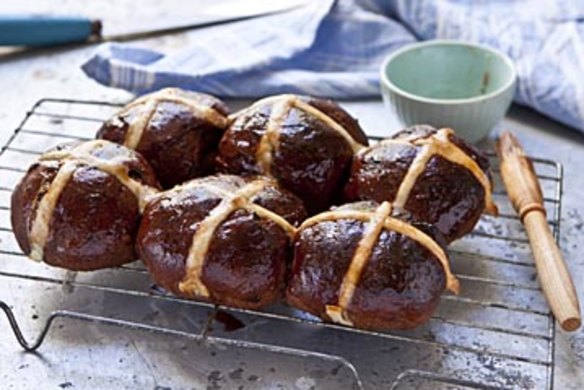 Karen Martini's hot cross buns.