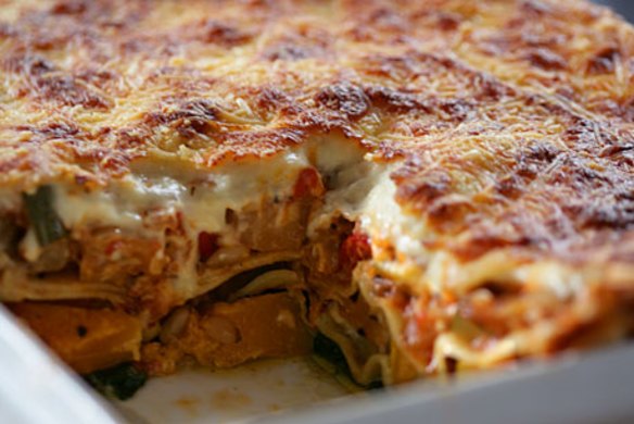 Vegetable lasagne