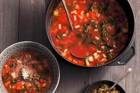 Minestrone soup.