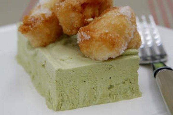 Green tea parfait.