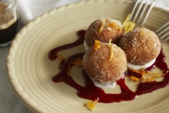 Sardinian Saffron and Potato Doughnuts