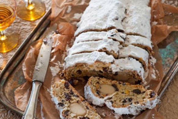 German stollen.