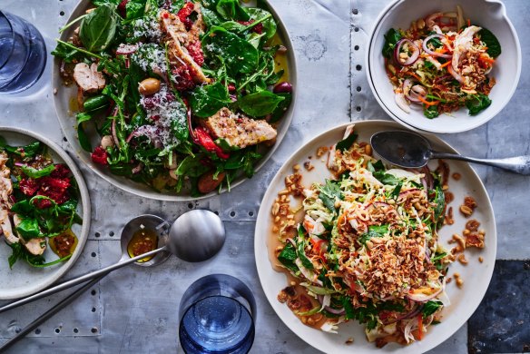 Adam Liaw's favourite chicken salads.