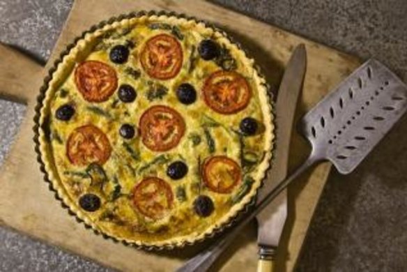 Summer nicoise tart.