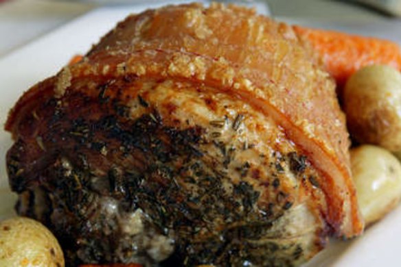 Italian-style roast pork.