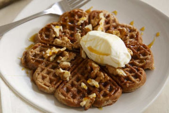 Pain d'epice waffles