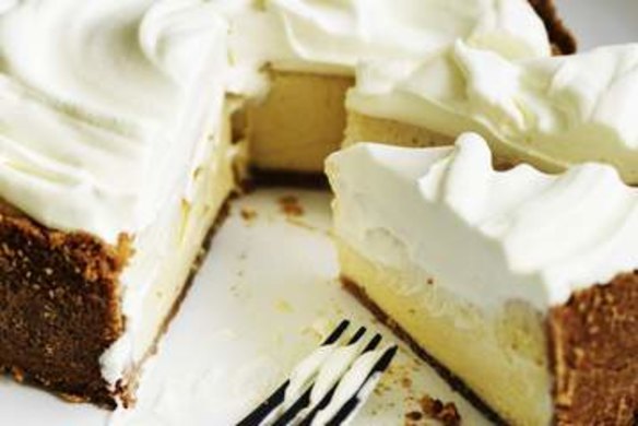Lemon icebox pie.