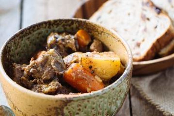 Adam Liaw's brown butter beef stew.