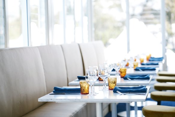 Franklin chef David Moyle's dining room on level two at Lexus Pavilion.