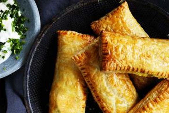 Cheat's samosas.