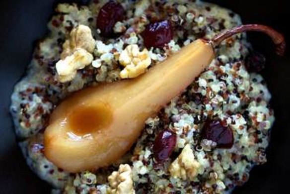 Jill Dupleix's quinoa porridge.