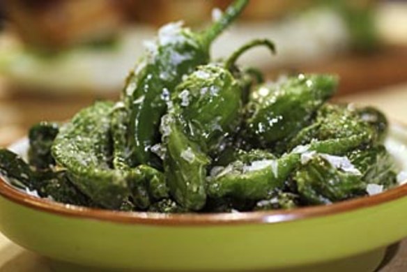 Fried Padron Peppers 