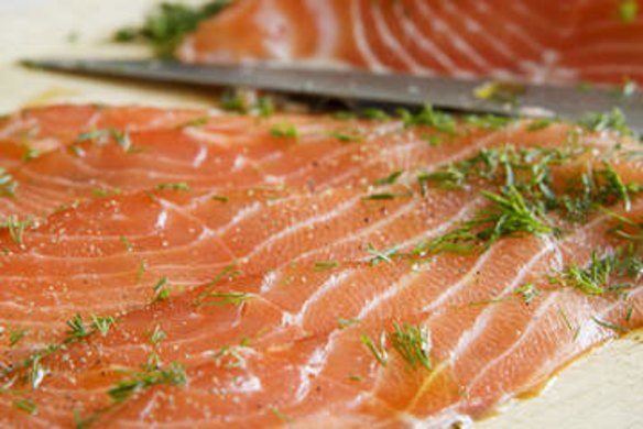 Frank Camorra's gravlax.