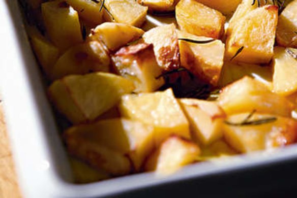 Roast potatoes.