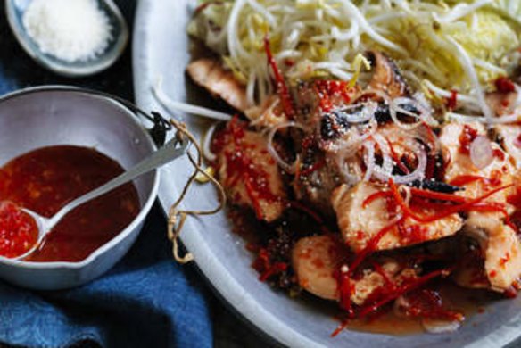 Neil Perry's salmon nuoc cham salad.