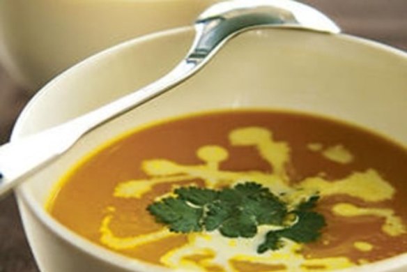 Pumpkin and ginger soup