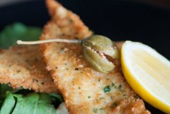 The flounder ala Milanese from Molto Italian at Kingston Foreshore.