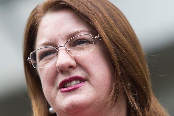 Victorian Industrial Relations minister Natalie Hutchins did not rule out making 'wage theft' a crime.