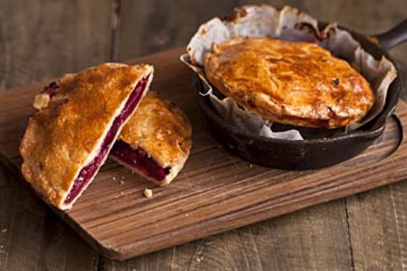 Basque cherry pie