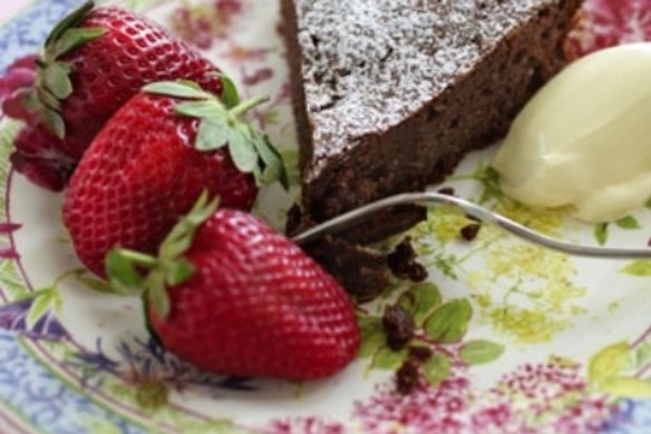 Chocolate and almond cake