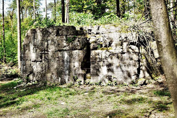 Scott's Bunker, a German fortification captured by the Australians at Polygon Wood on September 26, 1917. 