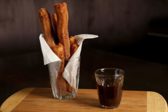 Cinnamon-dusted churros at Omni.