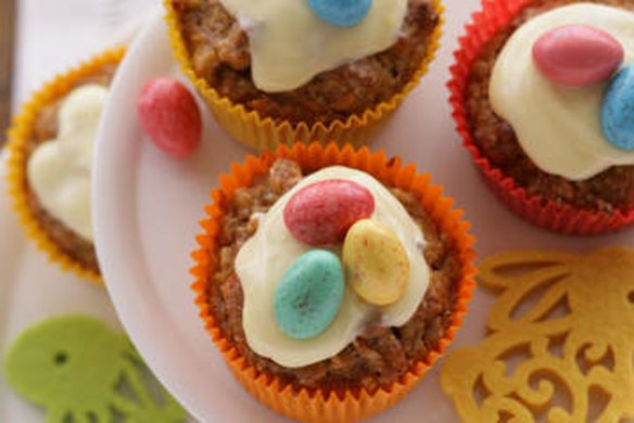 Carrot cakes for the Easter Bunny.