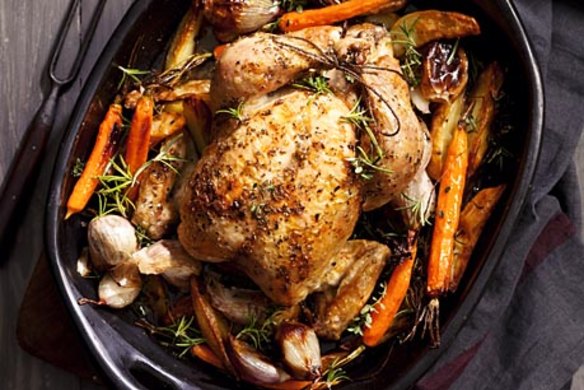 Roast chicken.